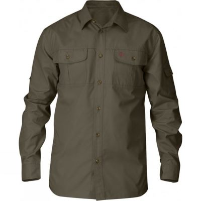 Camisa Fjallraven Singi Trekking Hombre Verde Oliva - Chile GCN893752